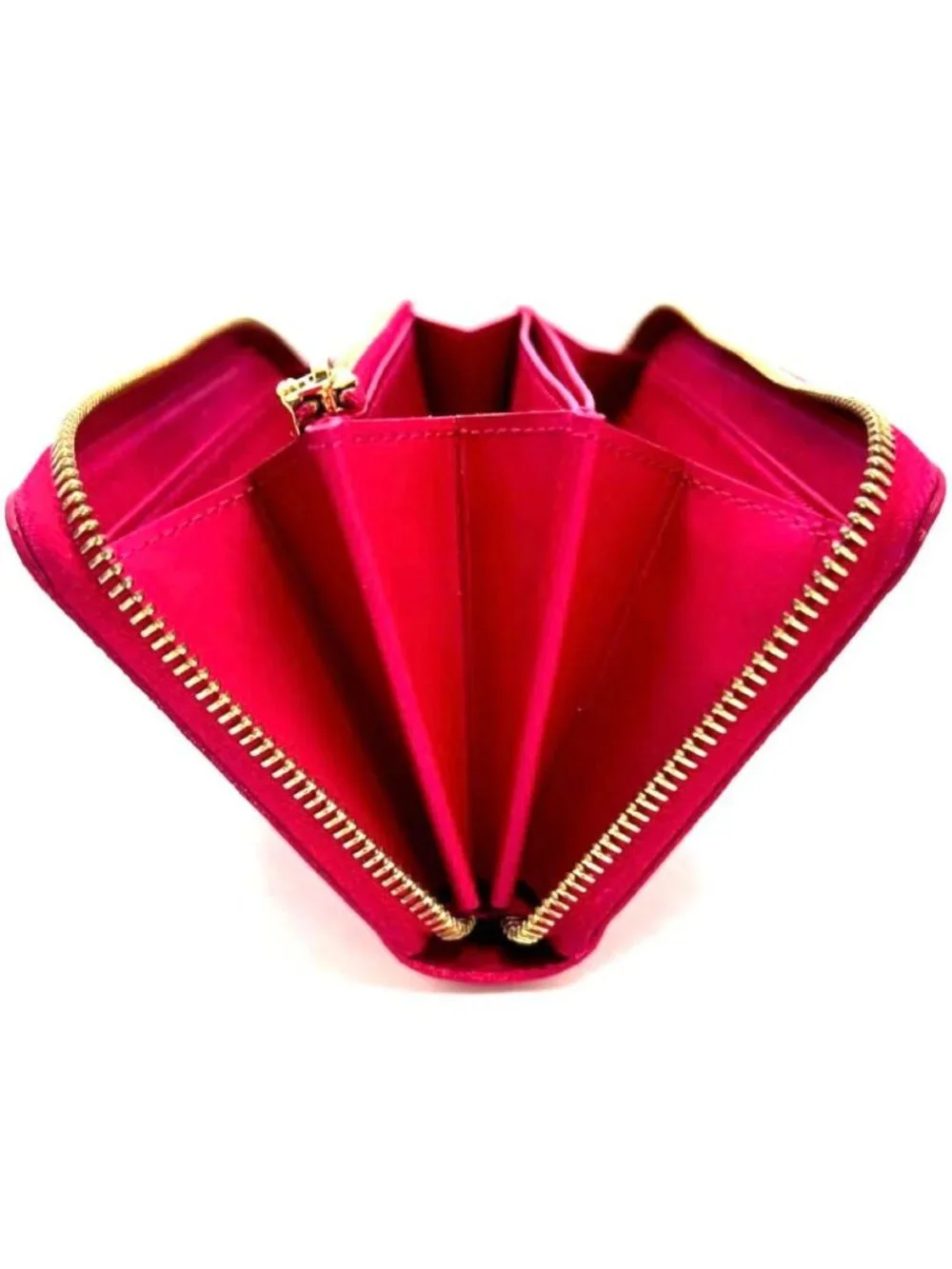 Louis Vuitton Vernis Ikat Flower Zippy Wallet Rose